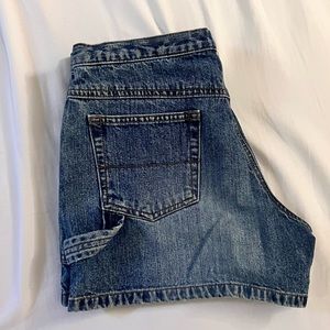 Vintage Low Rise Carpenter Denim Shorts